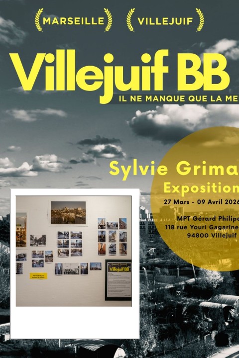 Deux villes. Deux ancrages. Un même sentiment d’appartenance.  Entre Villejuif et Marseille, mon regard circule, hésite, se mélange. Ces deux territoires, éloignés géographiquement, se répondent pourtant intimement : ce sont des lieux où je vis, où je reviens, où je me reconnais.  L’exposition se déploie comme une déambulation. Une balade photographique où l’on glisse d’une ville à l’autre sans toujours savoir laquelle l’on traverse. Les paysages urbains se confondent : avenues larges, pieds d’immeubles, lignes d’horizon façonnées par le béton et la lumière.  Mais au cœur de ces images, il y a surtout des présences.  J’ai voulu croiser les regards, aller à la rencontre de celles et ceux qui font battre Villejuif et Marseille. Les photographier là où ils vivent, là où ils marchent, attendent, rêvent.  Dans ces espaces du quotidien qui leur appartiennent, et qu’ils habitent autant qu’ils les transforment. Ces portraits, mis en regard, dessinent un territoire commun — fait de visages, d’histoires et de fragments de vie.   Sylvie Grima, Photographe Exposition "Villejuif BB, il ne manque que la mer" Avril 2026